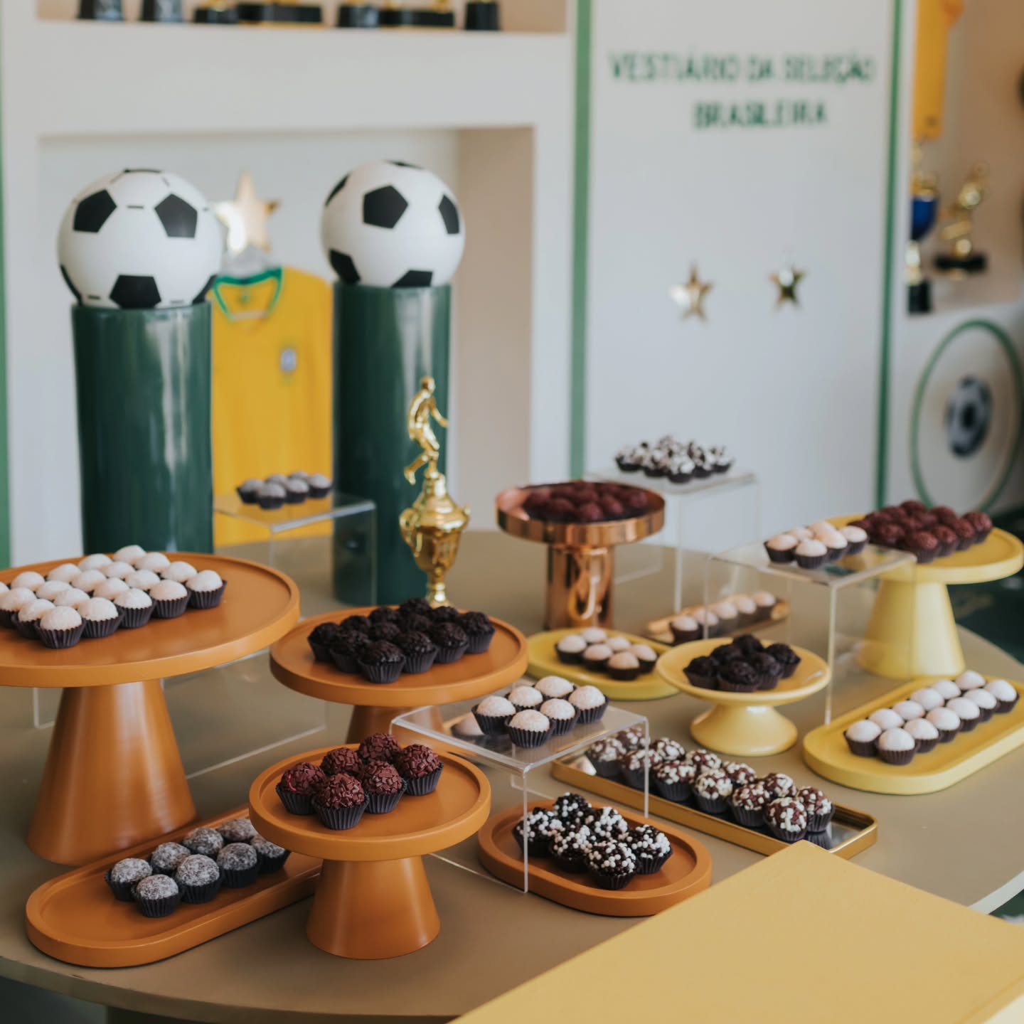 Aniversario tematico de futebol