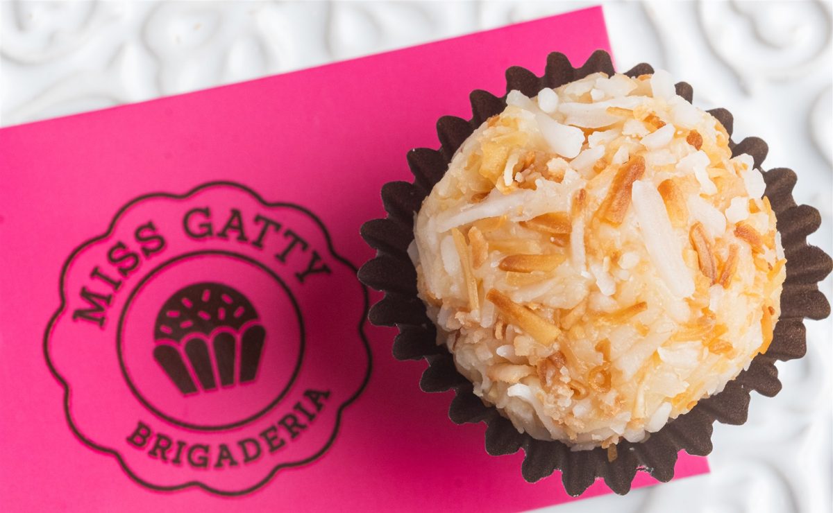 Brigadeiro de coco tostado